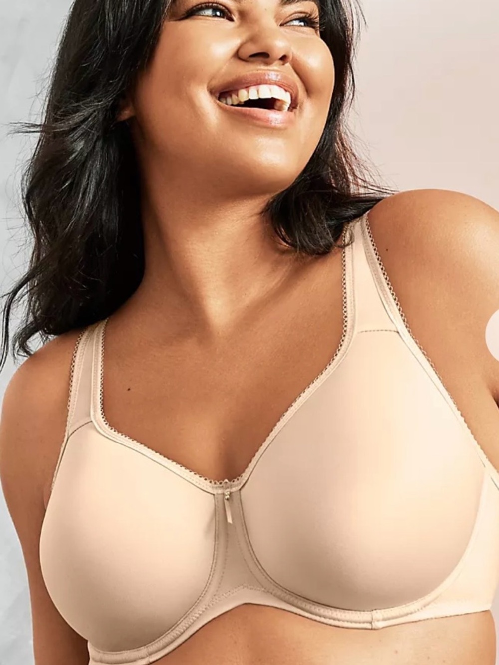 NWT Wacoal 40D Seamless Underwire T Shirt Bra Full Coverage Nude Beige